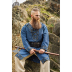 Productafbeelding Middeleeuwse Viking tuniek Erik donkerblauw