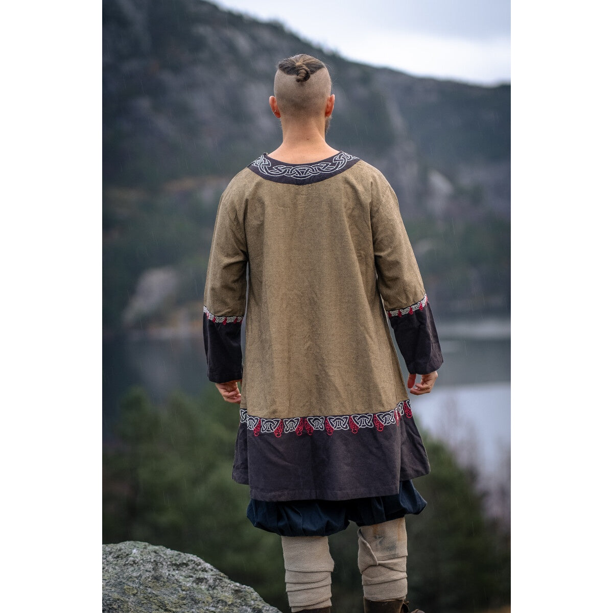 Image produit Tunique viking médiévale Freydis sable