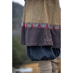 Image produit Tunique viking médiévale Freydis sable