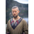 Image produit Tunique viking médiévale Freydis sable
