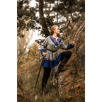 Productafbeelding Middeleeuwse Viking tuniek Freydis grijs