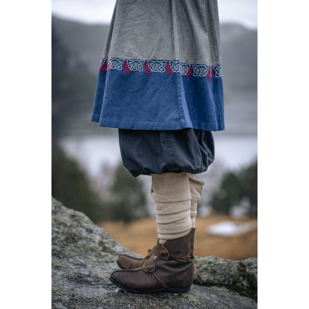 Productafbeelding Middeleeuwse Viking tuniek Freydis grijs