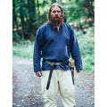 Productafbeelding Middeleeuwse Viking tuniek Ivar blauw