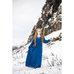 Productafbeelding Middeleeuwse Viking jurk Brigida blauw