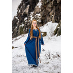 Productafbeelding Middeleeuwse Viking jurk Brigida blauw