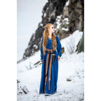 Productafbeelding Middeleeuwse Viking jurk Brigida blauw