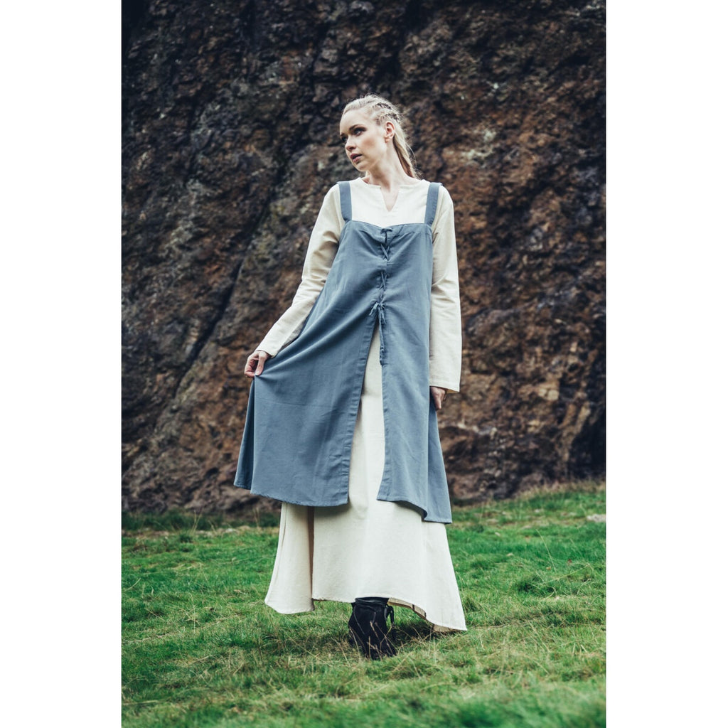 Productafbeelding Middeleeuwse Viking-overschort Inka duifblauw