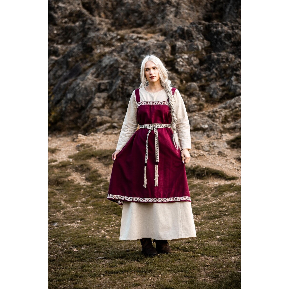 Image produit Surcot médiéval Halla rouge