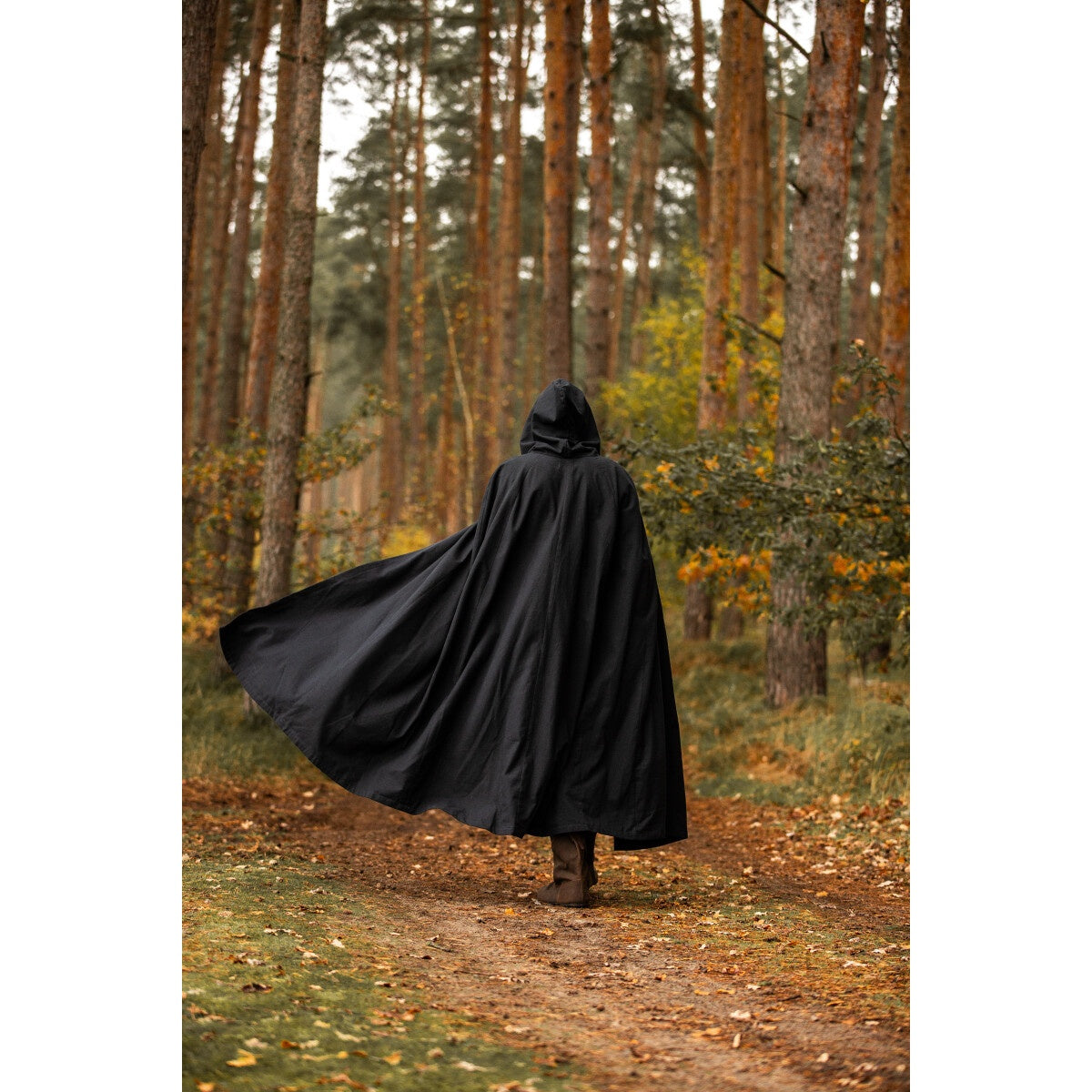 Produktbild Mittelalter Umhang Johannes schwarz