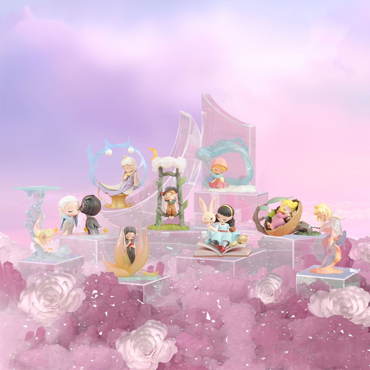 Productafbeelding Sleep Dreamland Elves - Tales of Enchanted Dreams Mystery Figuur Display E1094560