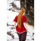 Image produit Tunique viking médiévale Matilda rouge