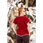 Image produit Tunique viking médiévale Matilda rouge