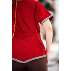 Image produit Tunique viking médiévale Matilda rouge