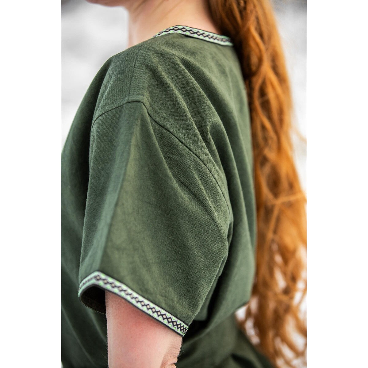 Productafbeelding Middeleeuwse Viking tuniek Matilda groen