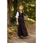 Image produit Gilet médiéval en coton Franziska noir