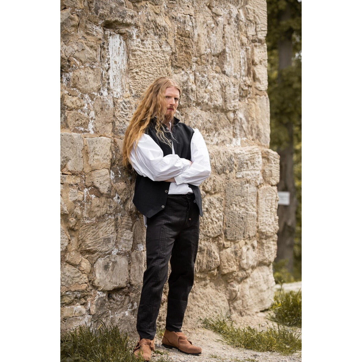 Image produit Gilet médiéval Irvin noir