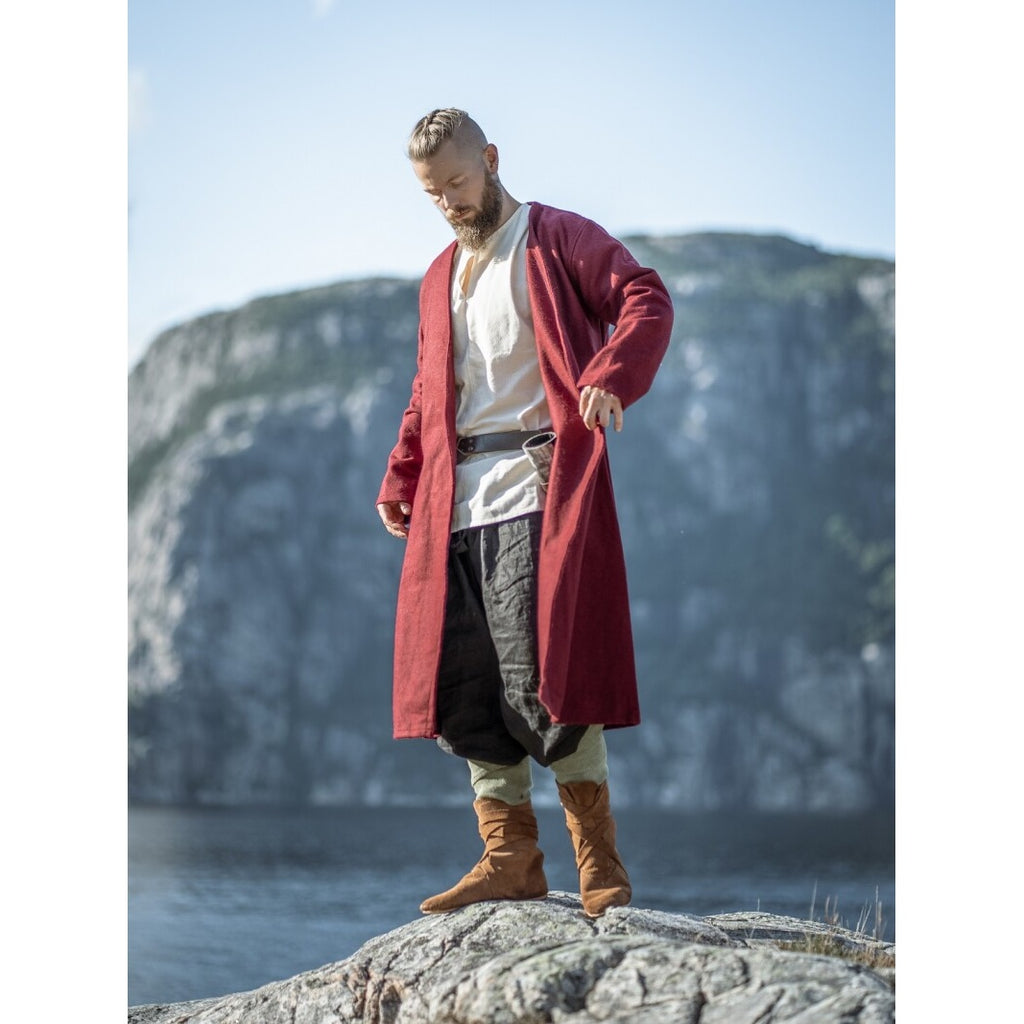 Image produit Tunique médiévale en laine Balder rouge