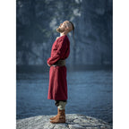 Image produit Tunique médiévale en laine Balder rouge