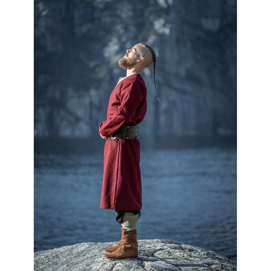 Image produit Tunique médiévale en laine Balder rouge