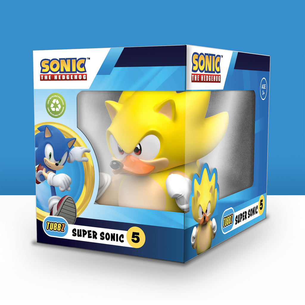 Productafbeelding Sonic the Hedgehog – Super Sonic TUBBZ deco-eend