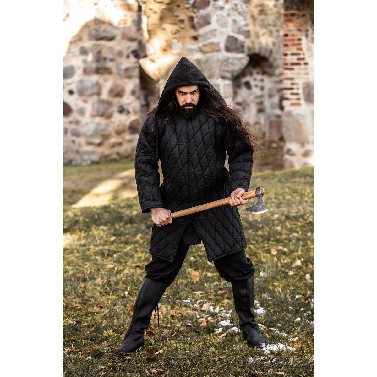 Produktbild Mittelalter Gambeson Nils schwarz