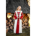 Productafbeelding Middeleeuwse jurk Amalia beige-rood