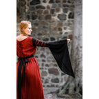 Image produit Robe médiévale Dorell rouge-noir
