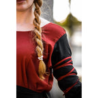 Image produit Robe médiévale Dorell rouge-noir