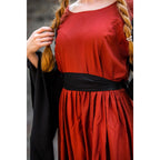 Image produit Robe médiévale Dorell rouge-noir
