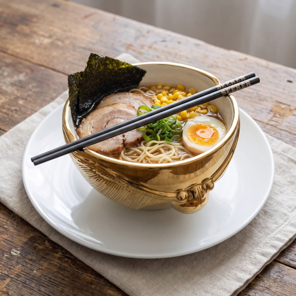 Produktbild Harry Potter - Goldener Schnatz Ramen Schale mit Ess-Stäbchen