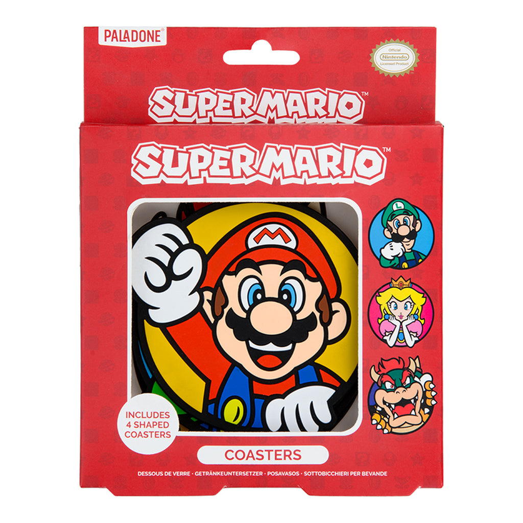 Produktbild Super Mario - Characters Untersetzer 4er Set
