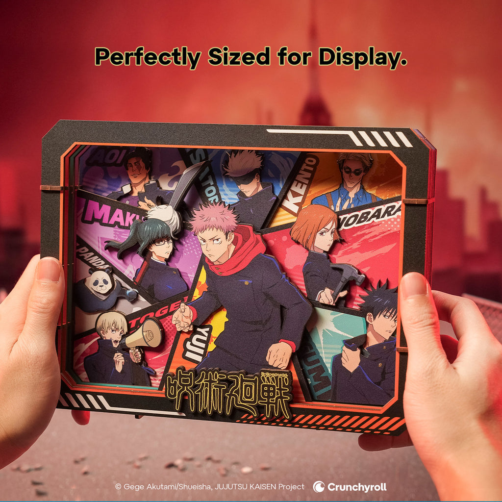 Image produit Jujutsu Kaisen - Cadre photo galerie en bois - Groupe
