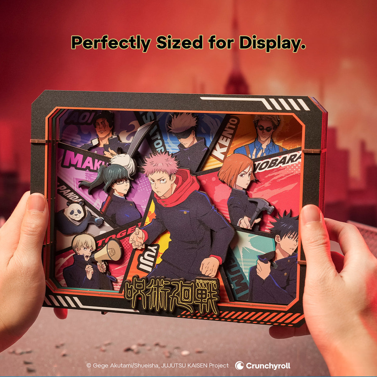 Image produit Jujutsu Kaisen - Cadre photo galerie en bois - Groupe