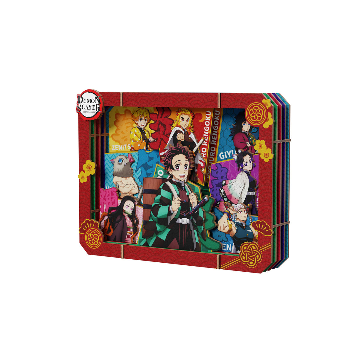 Product image Demon Slayer - Group Wooden Gallery Picture Frame