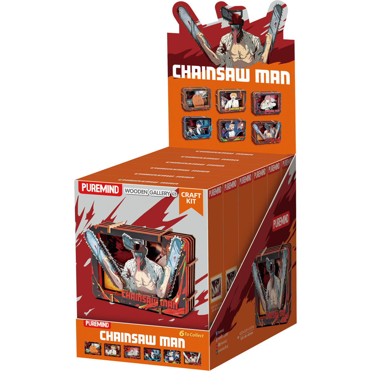 Produktbild Chainsaw Man - Characters Mystery Mini Holzbild Display E1095677