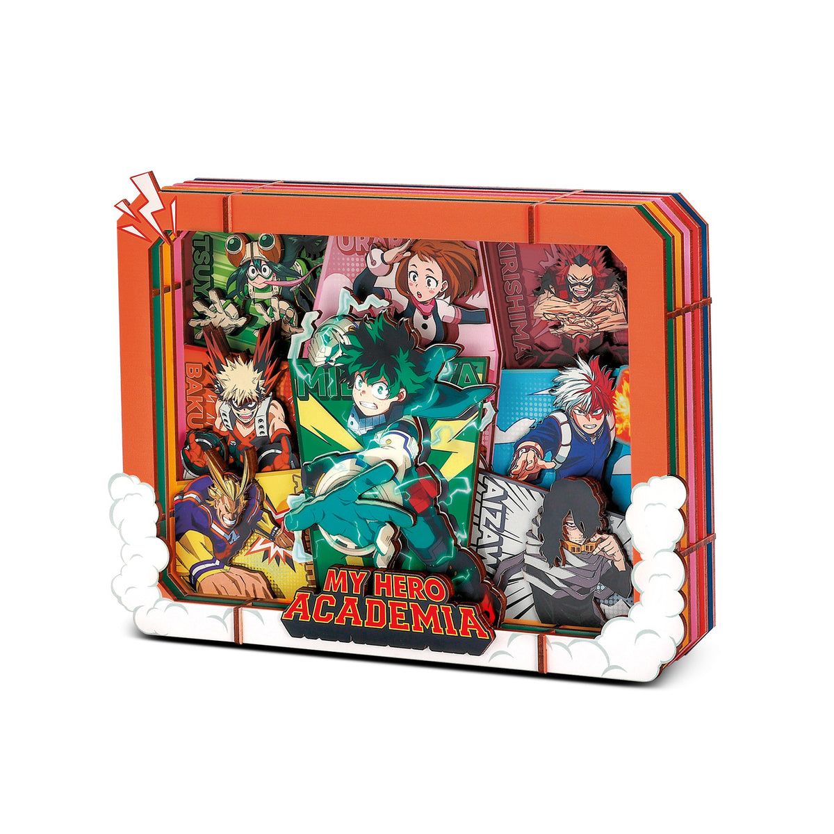 Image produit My Hero Academia - Cadre photo galerie en bois High School