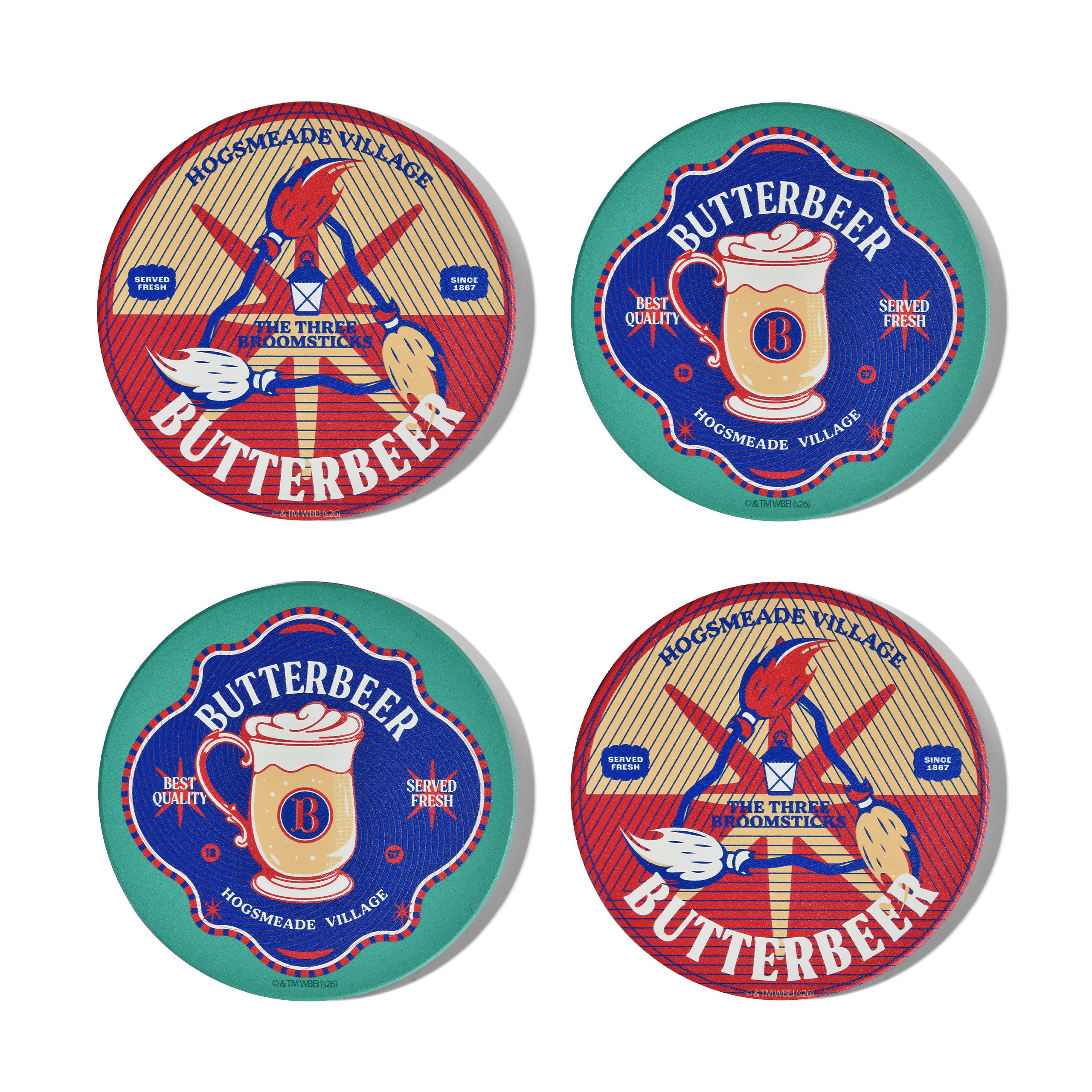 Product image Harry Potter - Butterbeer Coasters Set of 4