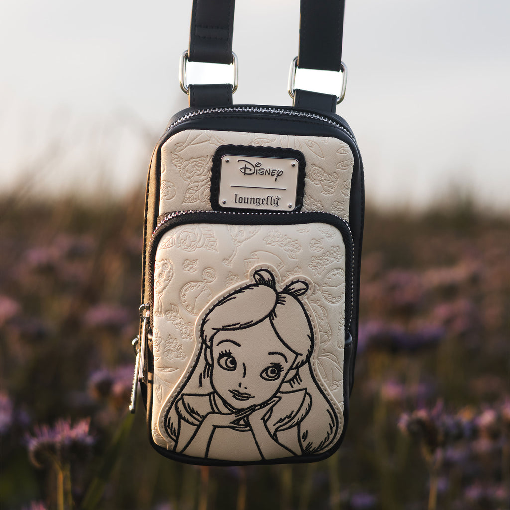Productafbeelding Alice in Wonderland - Florale crossbodytas met portemonnee