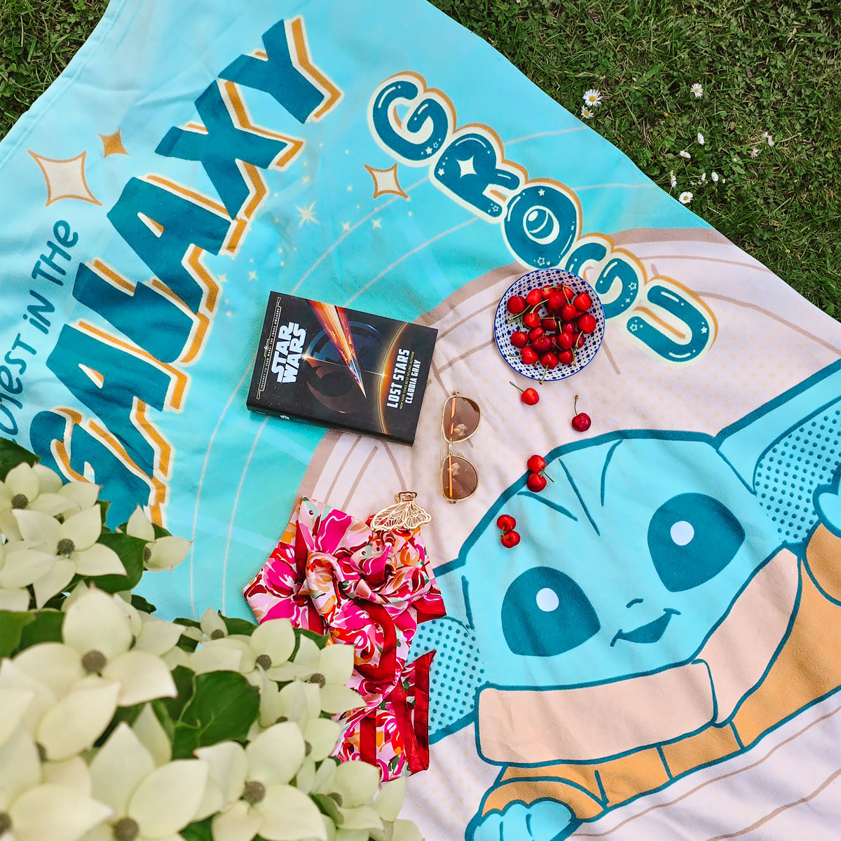 Productafbeelding Grogu Cutest in the Galaxy Strandlaken - Star Wars The Mandalorian
