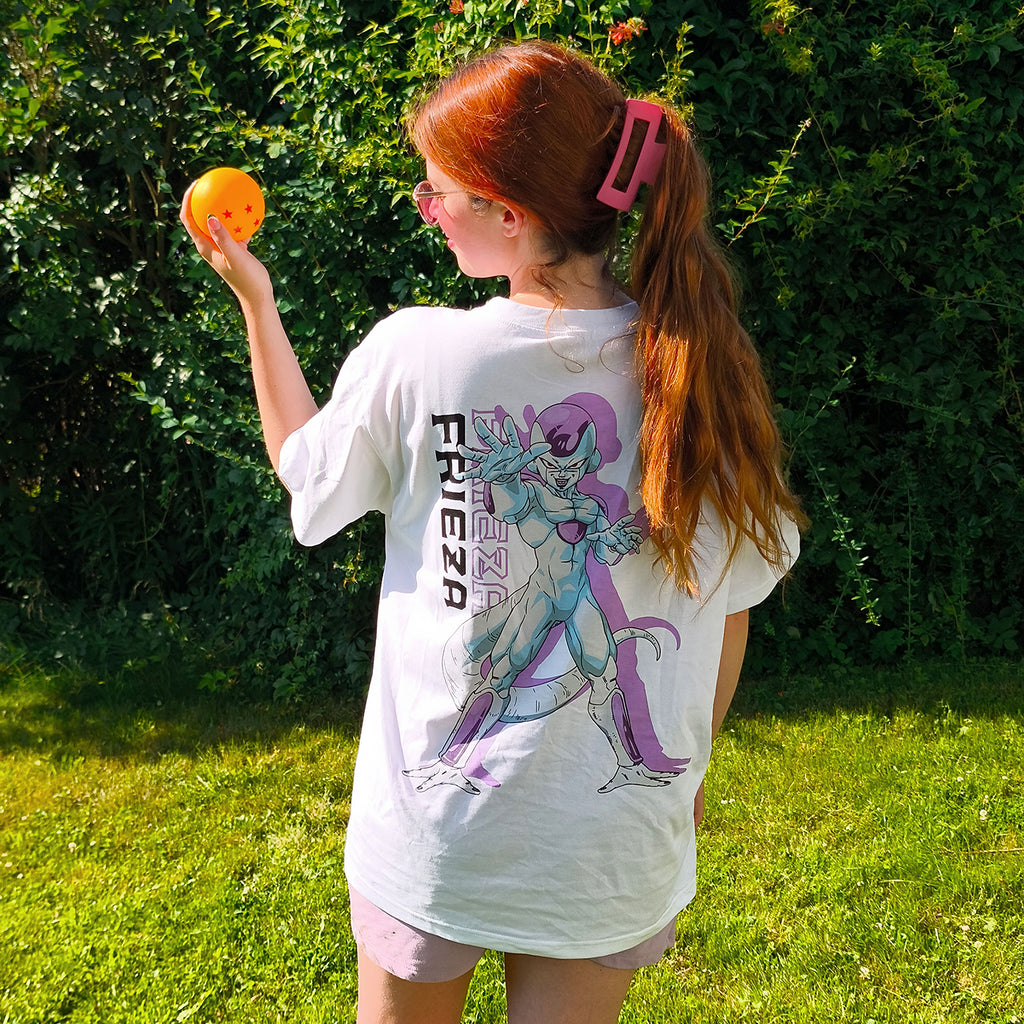 Image produit Dragon Ball Z - T-shirt oversize Freezer blanc
