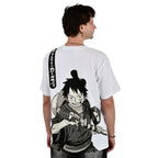 Image produit One Piece - T-shirt oversize Luffy blanc
