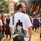 Image produit One Piece - T-shirt oversize Luffy blanc