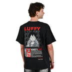 Productafbeelding One Piece - Monkey D. Luffy oversized T-shirt zwart
