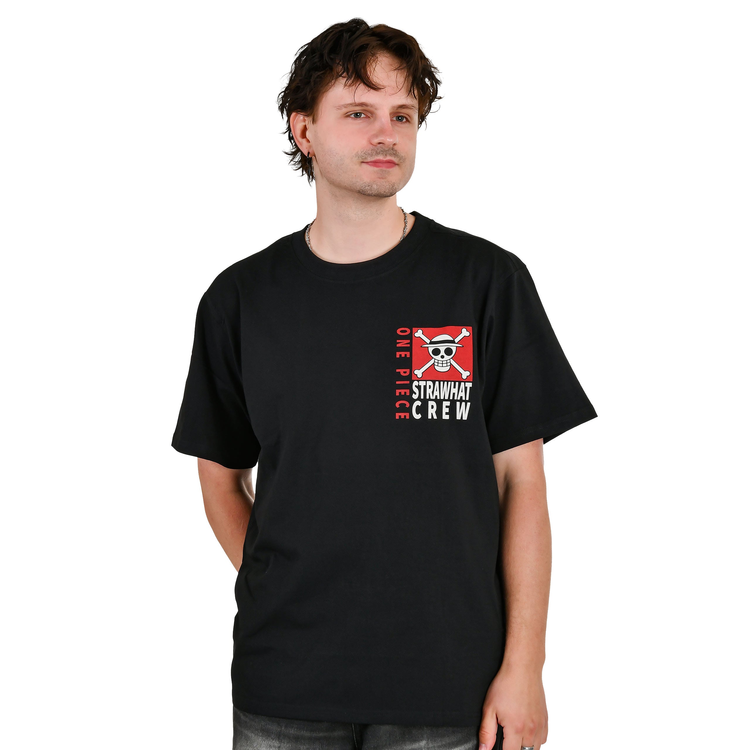 Productafbeelding One Piece - Monkey D. Luffy oversized T-shirt zwart