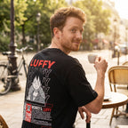 Productafbeelding One Piece - Monkey D. Luffy oversized T-shirt zwart