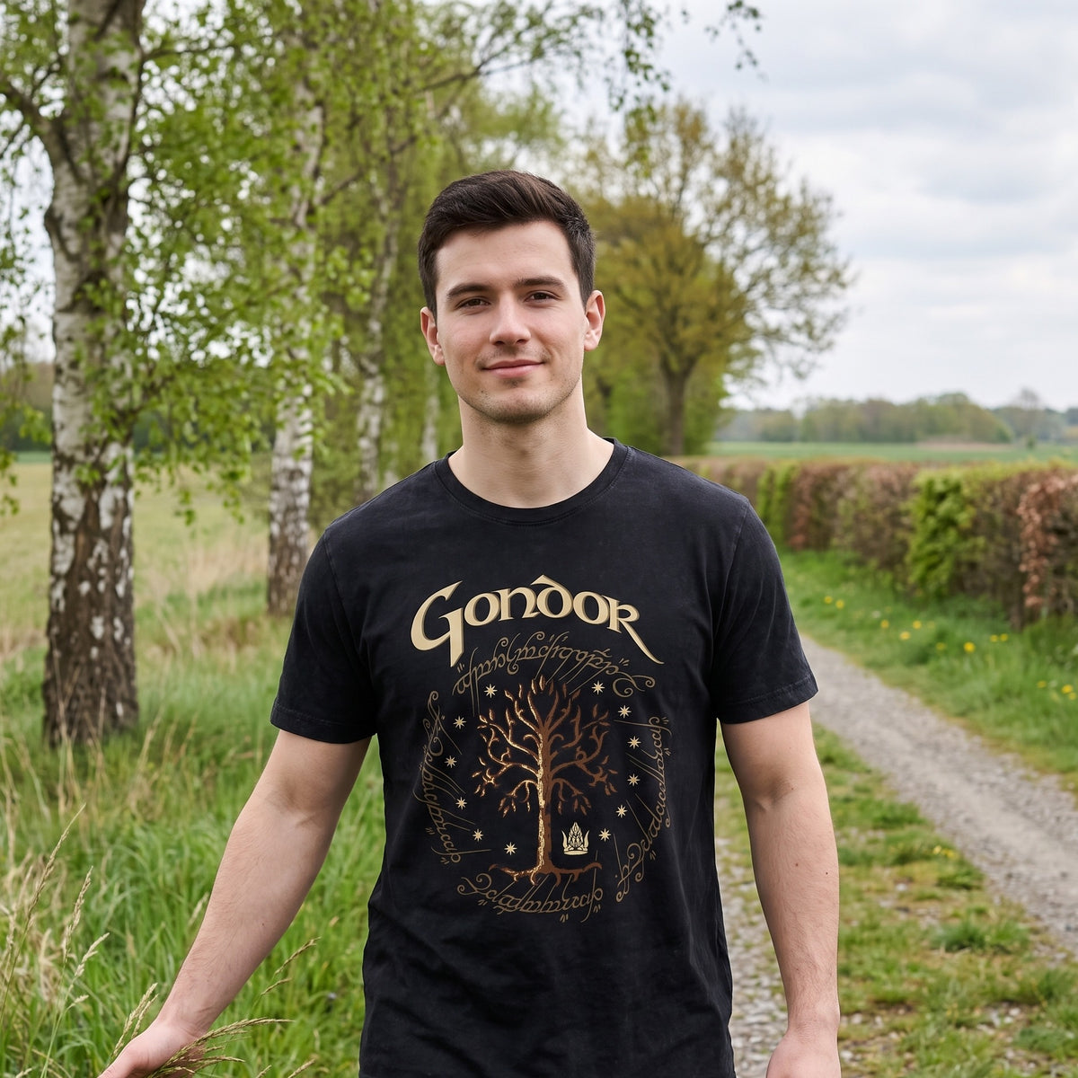 Image produit Le Seigneur des Anneaux - T-shirt Gondor noir