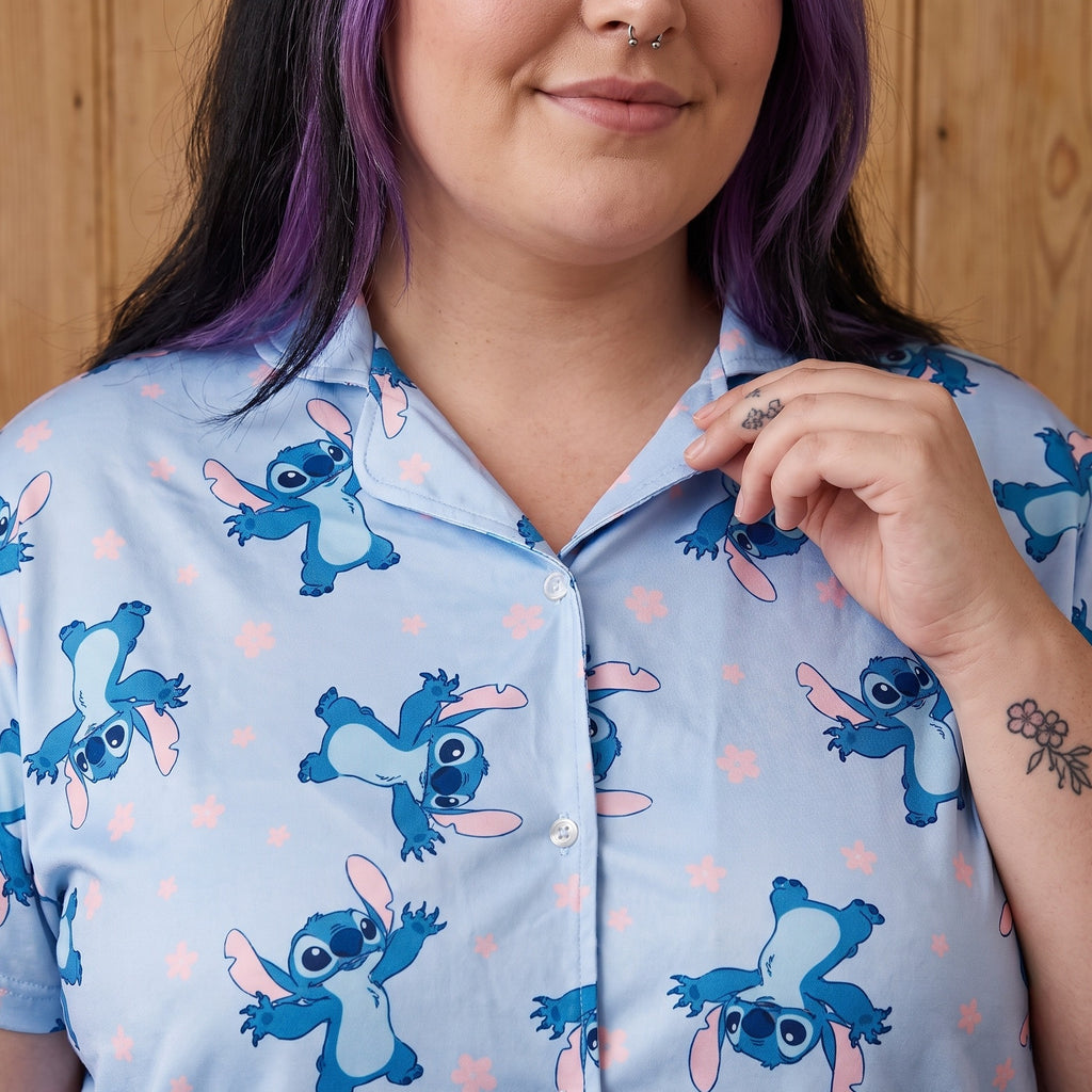 Productafbeelding Stitch Korte Damespyjama - Lilo & Stitch