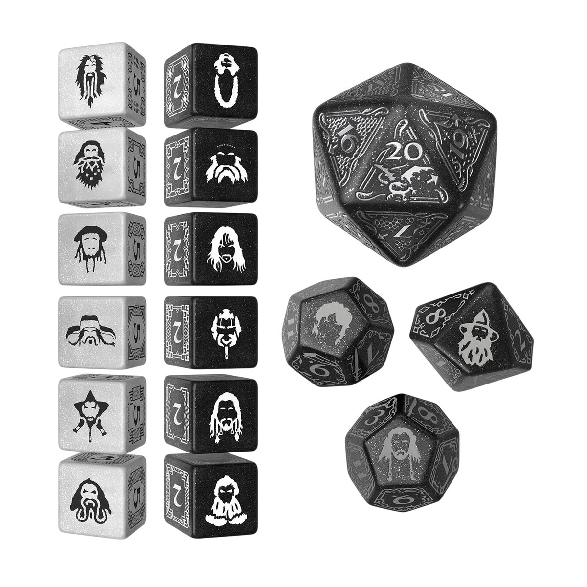 Produktbild Der Hobbit - Umbral Hollow TCG Würfel Set 16tlg
