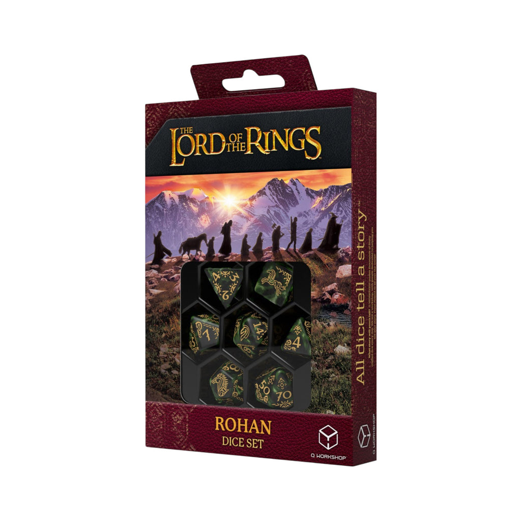 Image produit Le Seigneur des Anneaux - Set de dés JDR Rohan (7 pièces)