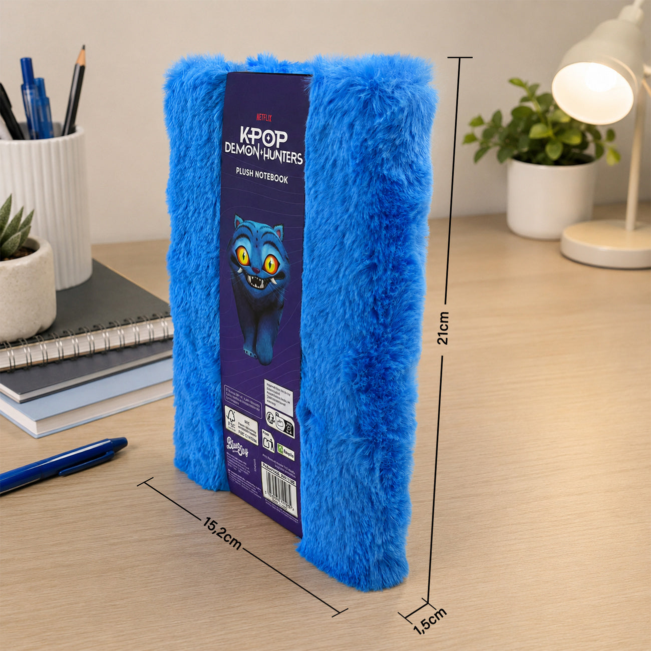 Image produit KPop Demon Hunters - Carnet en peluche Derpy